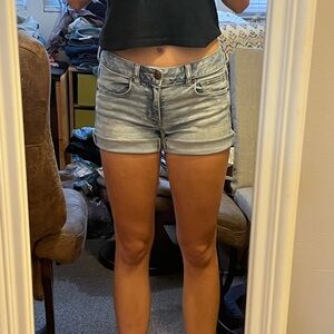 American Eagle Outfitters Light Blue Jean Shorts